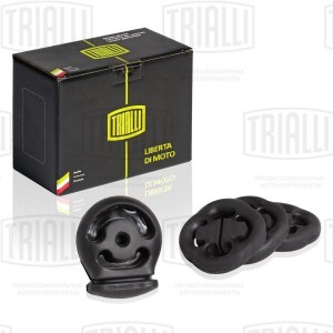 Резинка глушителя для а/м ВАЗ 2110 (4 шт.) "TRIALLI" (в упак.) RM 0162 TRIALLI