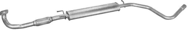Глушитель FIAT Stilo средняя часть POLMOSTROW 07.504 POLMOSTROW