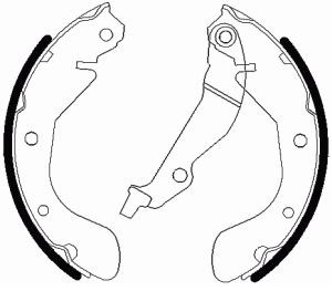 Колодки тормозные бар. CHEVROLET AVEO 1.2-1.5 05- SA129 SA129 SANGSIN