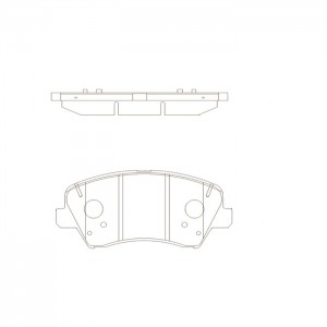 Колодки тормозные HYUNDAI Elantra (11-),i30 (11-) KIA Ceed (12-) передние (4шт.) GK1414 CTR