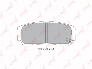 Колодки тормозные дисковые задние BD-3803 LYNXAUTO