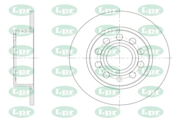 Диск тормозной A1003P A1003P LPR