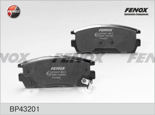 Колодки тормозные дисковые Chevrolet Captiva 06-, Opel Antara 07- BP43201 FENOX