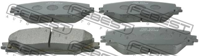 Колодки тормозные дисковые передние 0101-ACA30F FEBEST