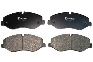 Тормозные колодки передние, Low Metallic C11CR0287 C11CR0287 CWORKS