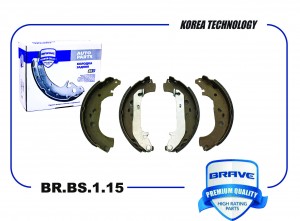 Колодка тормозная задняя BR.BS.1.15 1347420 Ford Focus II 04- 228х42 BR.BS.1.15 BR.BS.1.15 BRAVE