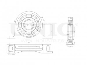 Опора карданного вала RMP-15170 UNIO
