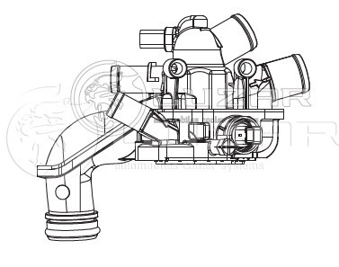 Термостат в сборе для а/м Pegeout 308 (07-)/Citroen C4 (10-) 1.6i АТ LT20Z6 LT20Z6 LUZAR