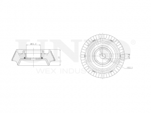 Опора амортизатора передняя RMP-13094 UNIO