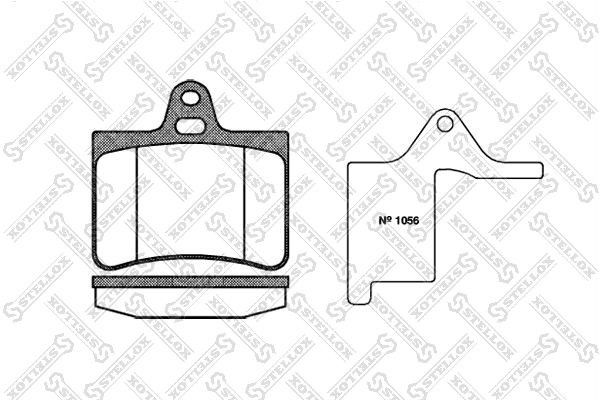 830 00=573028B !колодки дисковые з.\ Citroen C5 all 00> 841-000-SX STELLOX