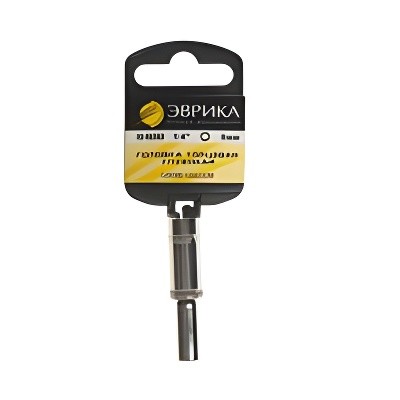 Головка торцевая 1/4" 06мм высокая с держателем ЭВРИКА ER-90303H EVRIKA