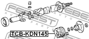 Подшипник опоры карданного вала TOYOTA HILUX 04-15 TCB-KDN145 TCB-KDN145 FEBEST