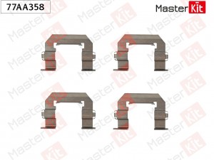 Комплект установочный тормозных колодок Chevrolet CAPTIVA (C100, C140) 2006 - 77 77AA358 MASTER KIT