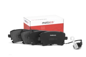 Колодки тормозные задние дисковые к-кт 3010035 3010035 METACO