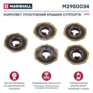 к-кт уплотнений крышки суппорта!\ BPW TS2 3709/4309 M2950034 MARSHALL