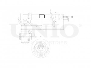 Амортизатор газовый передней подвески левый SAB-10352 UNIO
