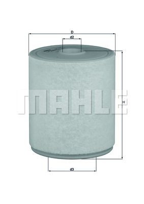 Фильтр воздушный LX1780/3 LX1780/3 MAHLE KNECHT