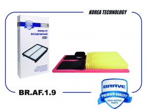 Фильтр воздушный BR.AF.1.9 036129620J VW Polo, Jetta, SKODA Fabia, Rapid BR.AF.1 BRAF19 BRAVE