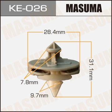 Пистон обивки универсальный MASUMA KE026 MASUMA