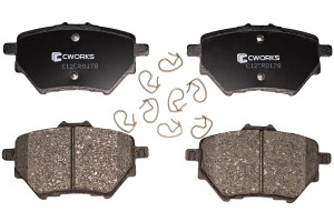 Тормозные колодки задние, Low Metallic C12CR0178 C12CR0178 CWORKS