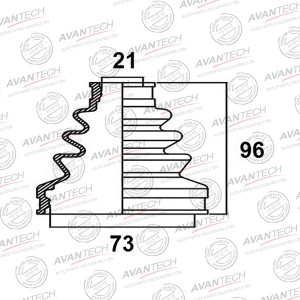 Пыльник привода Avantech BD0302 AVANTECH