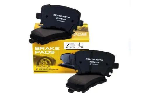 колодки дисковые задние!\ Audi A3 диск 16' 03>, VW Touran диск 15' 03> Z07239 ZENTPARTS