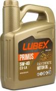 L034-1297-0404 LUBEX Синт-ое мот.масло PRIMUS C3-LA 5W-40 SN C3 (4л) L03412970404 LUBEX