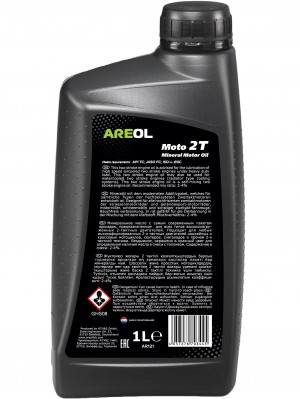 AREOL MOTO 2T (1L) масло моторное! (минер.) для 2-х тактных двиг API TC, JASO FC AR121 AREOL