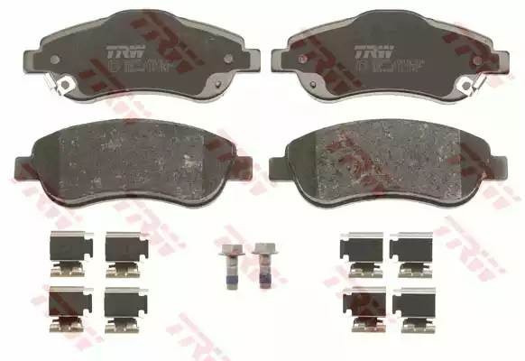 Колодки тормозные HONDA CR-V 3 (2.0/2.2) (07-) (4шт.) TRW GDB3445 TRW