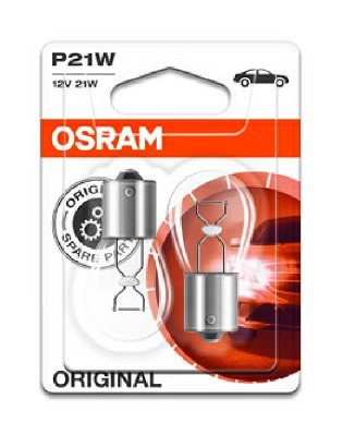 Лампа 12V P21W BA15s 460лм блистер (2шт.) Standard OSRAM 7506-02B OSRAM