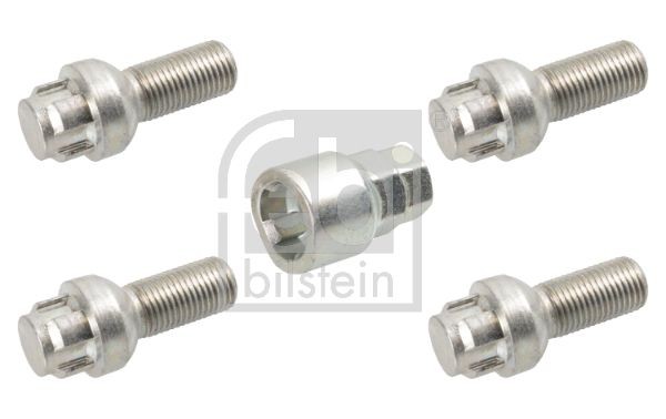 К-кт болтов крепл. колеса 4 шт. (Секретка) /M14x1,5mm./ 27056 FEBI BILSTEIN