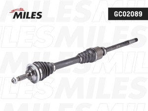 Привод в сборе правый PEUGEOT 206 1.1-1.6 98- (ABS) (GKN 303203) GC02089 GC02089 MILES
