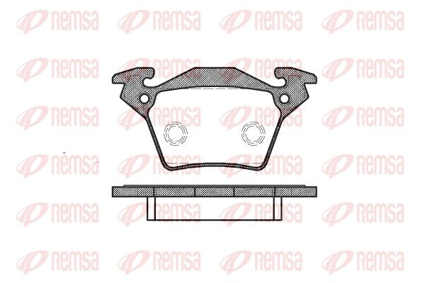717 00 колодки дисковые з. !\ MB 638 Vito 108CDi-114 2.0/2.3/2.2CDi/2.3TD 98> 071700 REMSA