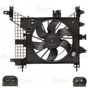 Вентилятор RENAULT Duster (10-) (1.5 DCI) охлаждения двигателя (с кожухом) LUZAR LFK 0951 LUZAR