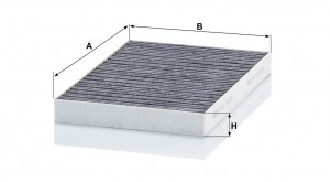 Фильтр салонный угольный CUK3037 CUK3037 MANN FILTER