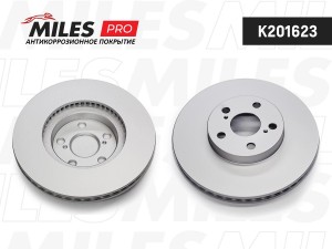 Диск тормозной (серия PRO с антикоррозионным покрытием) TOYOTA CELICA 1.8 99-00  K201623 MILES