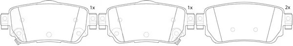 Колодки тормозные задние NISSAN QASHQAI/X-TRAIL 14- BP22806 BP22806 SB NAGAMOCHI