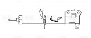 Амортизатор Kia Picanto (11-) (стойка) пер. лев. (AG 08143) AG08143 TRIALLI