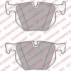 LP2068 колодки дисковые з.\ BMW X5 3.0D 07> LP2068 DELPHI