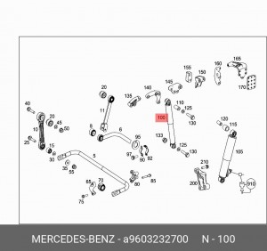 АМОРТИЗАТОР A9603232700 MERCEDES BENZ
