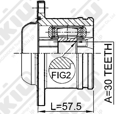 ШРУС JC33030 JC33030 JIKIU