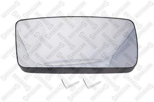 Полотно основного зеркала с подогревом большое правое на MB Actros (Stellox 8730 87-30236-SX STELLOX