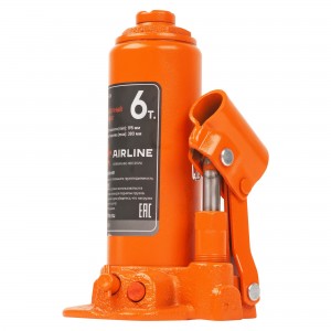 Домкрат бутылочный 6т PRO (MIN - 195мм, MAX - 380мм) AJ-B-06 AIRLINE