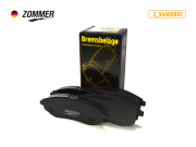 Колодка тормозная передняя CHEVROLET Aveo (к-т 4 шт) (Z94566892) Z_94566892 ZOMMER
