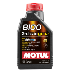 Масло моторное MOTUL 8100 X-CLEAN GEN2 5W40 синт.1л 109761 MOTUL