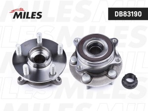 Ступица колеса передняя с подшипником TOYOTA PRIUS III/LEXUS CT 200H 09- (SKF VK DB83190 MILES