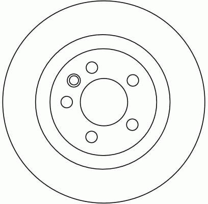 Диск тормозной передний LAND ROVER DISCOVERY III, RANGE ROVER SPORT 4.4 4x4 DF43 DF4343S TRW