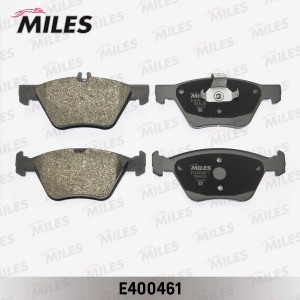 Колодки тормозные передние (без датчика) (Смесь Low-Metallic) MERCEDES W210/211/ E400461 MILES