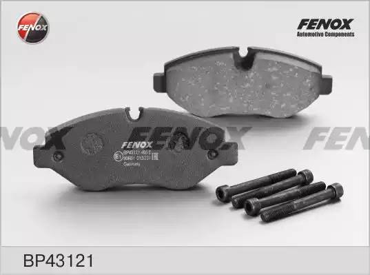 Колодки торм.пер. BP43121 FENOX