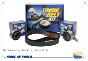 Комплект ГРМ (ремень ГРМ +два ролика) KIA Spectra Иж, Rio DC 1.5, Carens II 1.6  AMD.KITBR12 AMD